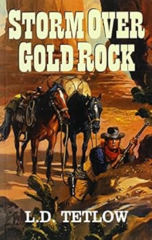 Paperback Storm Over Gold Rock [Large Print] Book