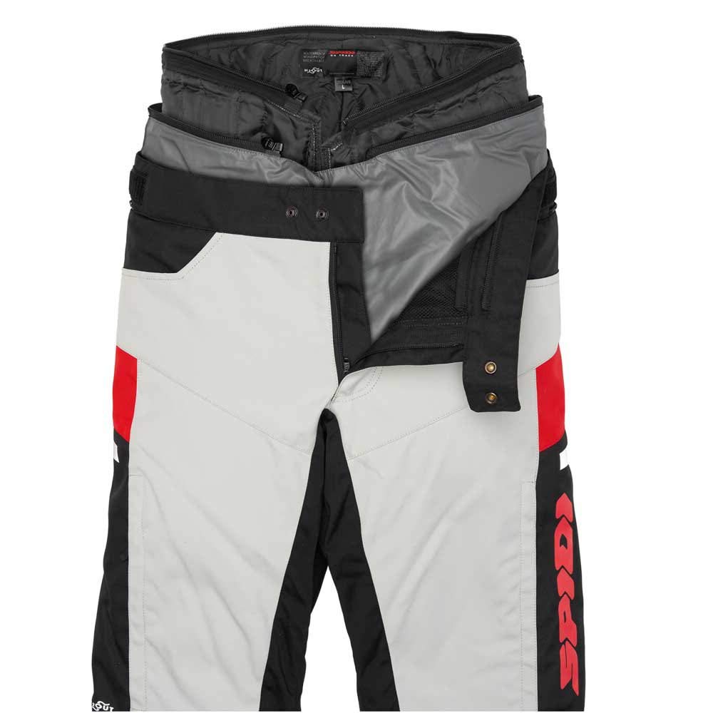 SPIDI Voyager H2Out Pantalone Moto Textil (Gray/Black,M)