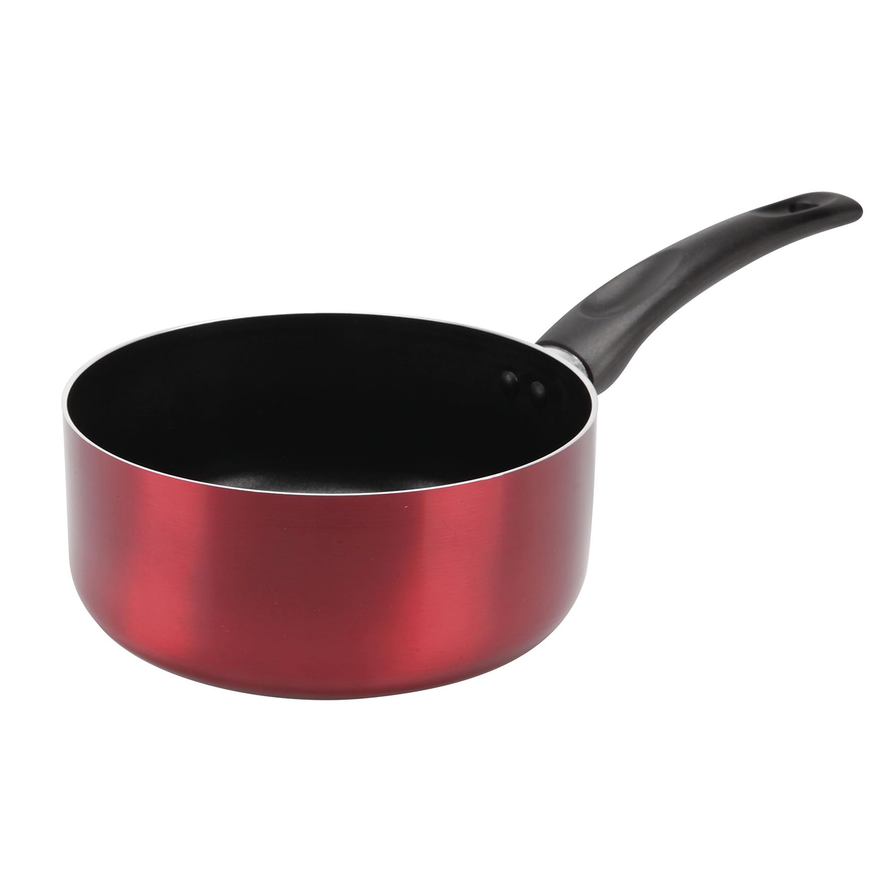 Sitram Cherry 712388 Pressed Aluminium Saucepan Diameter 20 cm Non-Stick Coating Metallic Red Suitable for All Heat Sources Including Induction