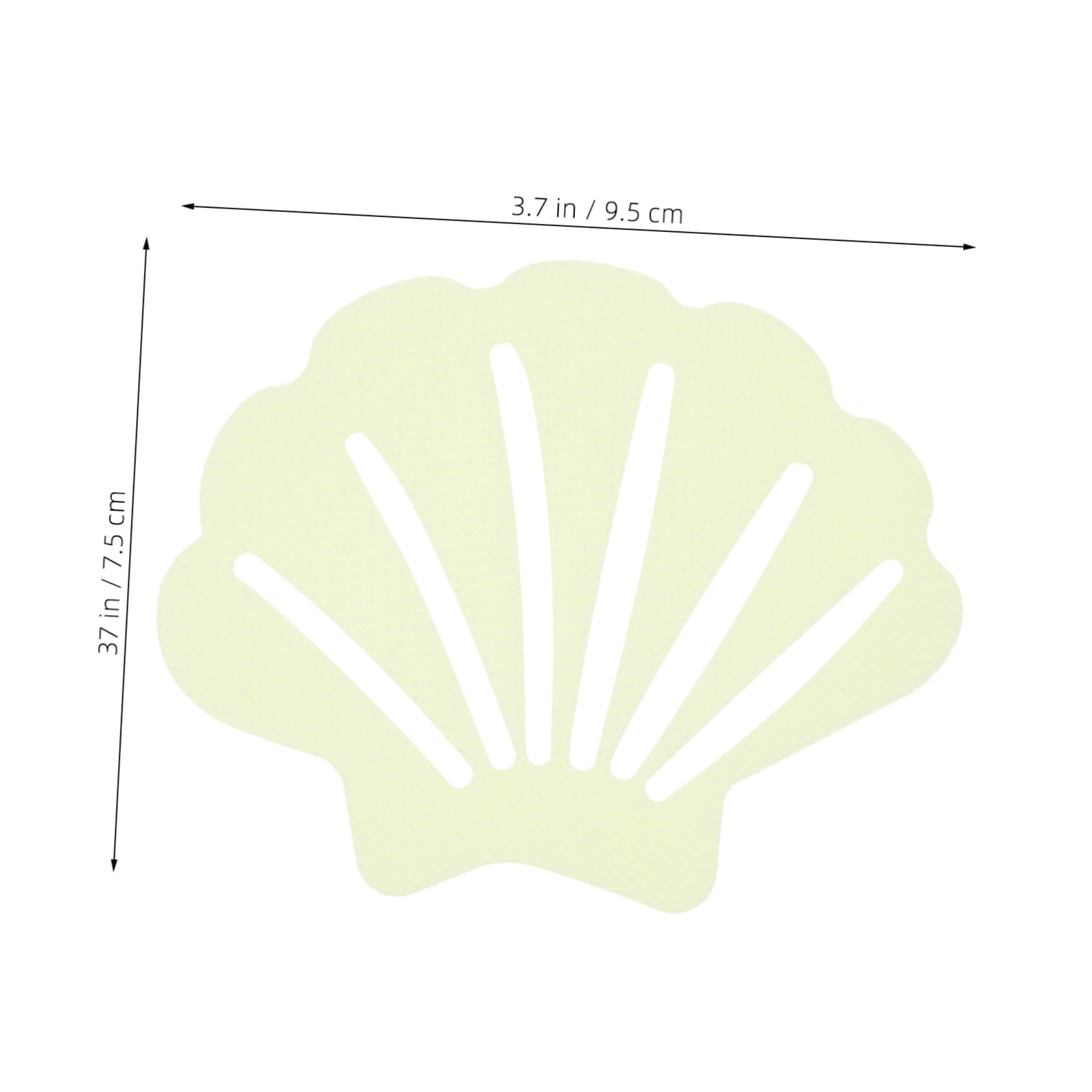 MAGICLULU 4 Juegos Adhesivos Antideslizantes para Bañera Pegatinas Antideslizantes para Bañera Pegatinas De Baño con Forma De Concha Pegatinas De Ducha Calcomanías Tiras De Bañera 30 Uds * 4