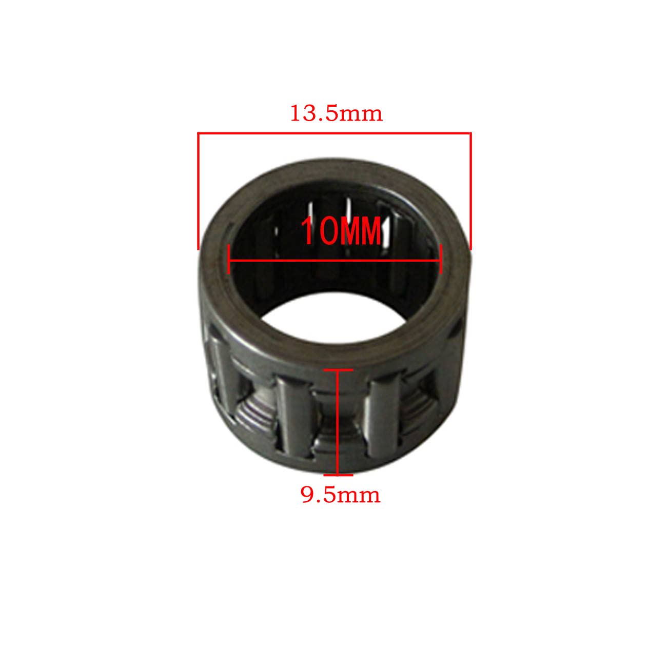 10 Uds. Rodamiento de Jaula de Aguja de Pasador de pistón 10 * 14 * 10 Ajuste 36 136 LE 137 e 142 e 2036 Motosierra 10MM X 14MM X 10MM(20 PCS)