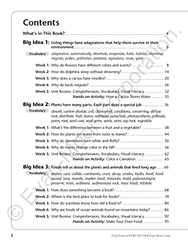 Evan Moor Educational Publishers Daily Science Grade 3