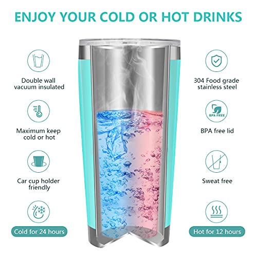 You Are Awesome Gifts For Womens Thank You Gifts, Appreciation Gifts For Coworkers, Birthday Gift Ideas For Girls, Femal Friends, Sister, Mom, Duaghter, Stainless Steel Vacuum Insulated Tumbler 20 Oz #TOP1