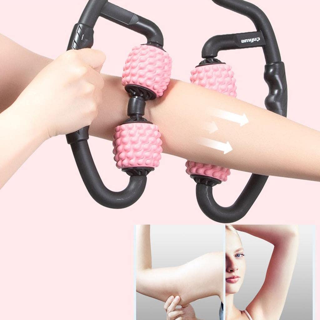 SAZ Dekor Portable Handheld Full Body Wheel Roller Massage Self Massage Tool Black | Massage machine for pen relief. Head Masagar | Neck and Shoulder Relactor | SAZ Dekor Portable Handheld Full Body Wheel Roller Massage Self Massage Tool Black | Massage machine for pen relief. Head Masagar | Neck and Shoulder Relactor |