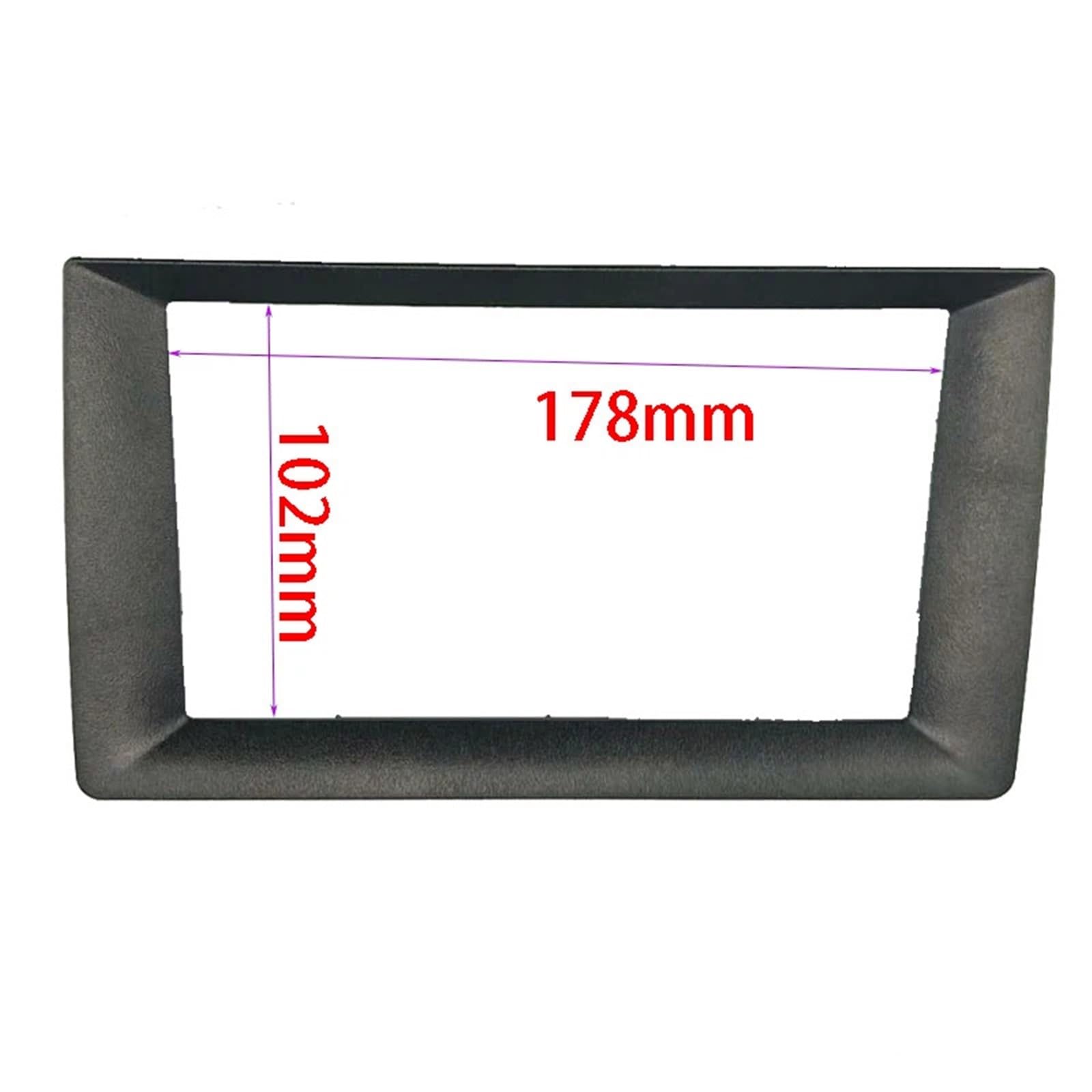 Ramka do radia Pasuje do Kia Rio 2005-2011 7/9 cala oblicowania radia samochodowego instalacja stereo 2 Din jednostka główna Mp5 wykończenie panelu Autoradio Rahmen(GRAY)