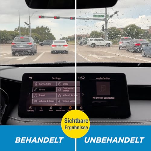 Rain-X Regenabweiser - Klare Sicht bei Regen & Schnee - Schmutzabweisend - Für Autoscheiben & Glas - 500 ml