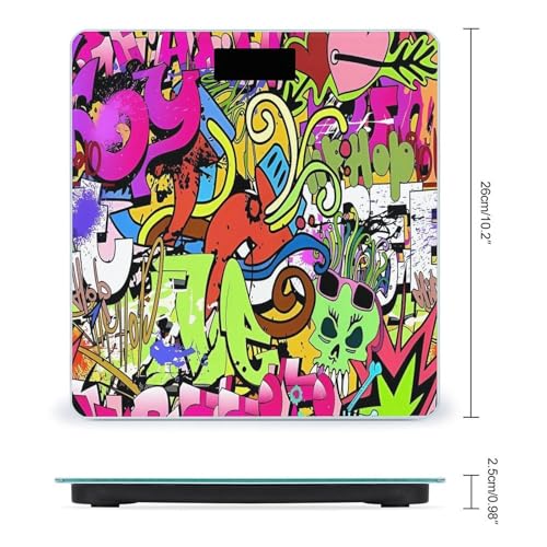 Báscula Digital para Baño con Pantalla LCD y Vidrio Templado miniatura 2