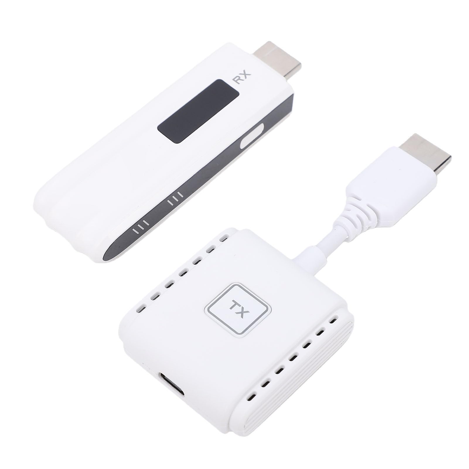 Jectse Bezprzewodowy Nadajnik i Odbiornik USB C na HD, Adapter Wyświetlacza P200 HDMI, Wejście Dekodujące 4K i Wyjście 1080P, Przesyłanie Strumieniowe Wideo i Audio z Laptopa TV Box do