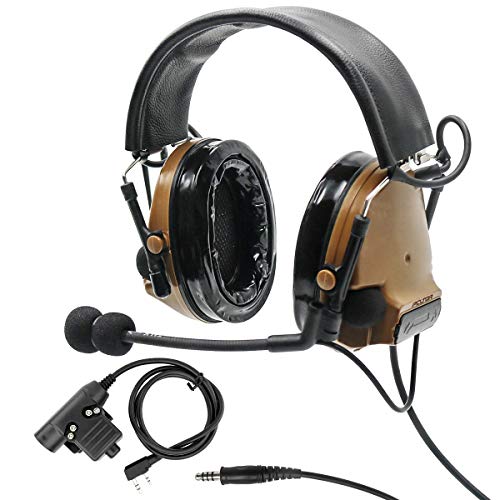 TAC-SKY COMTA III Electronic Tactical Headset Hearing Defender Noise Reduction Sound Pickup