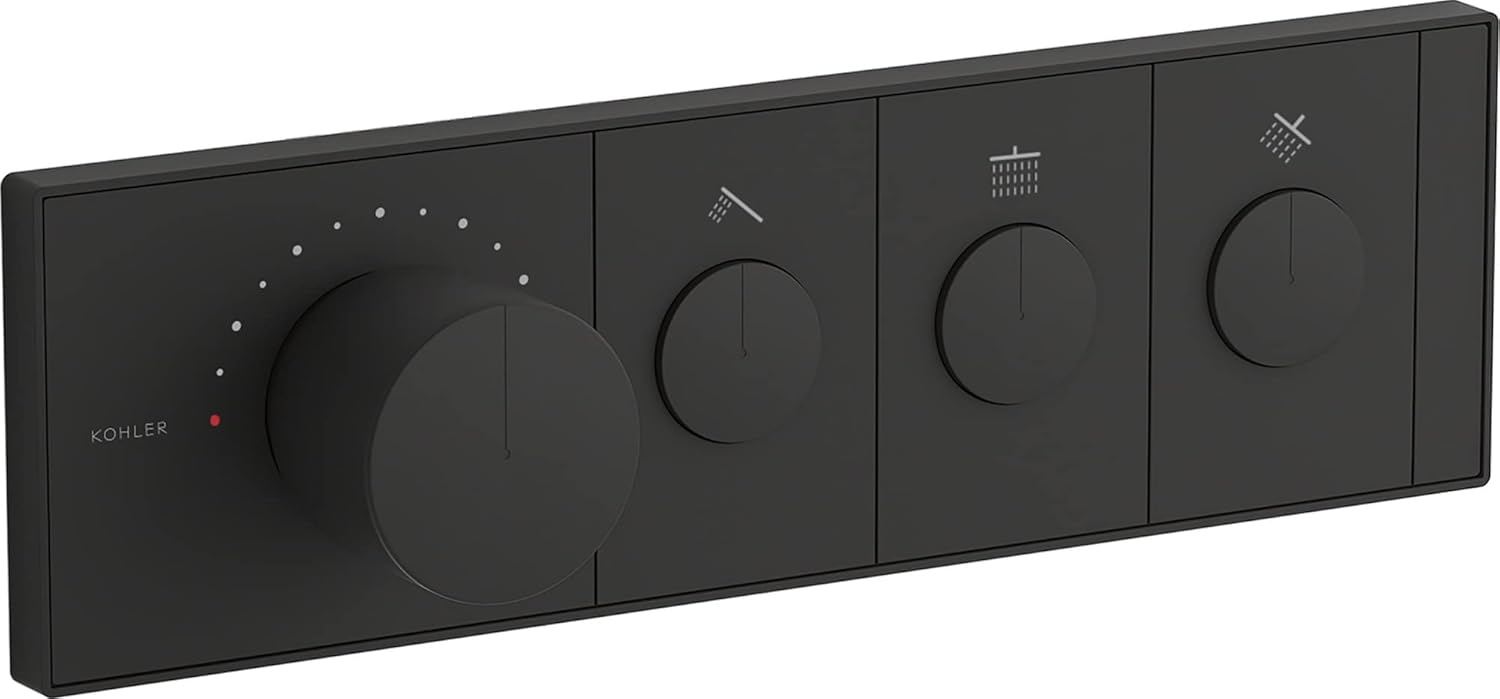 Kohler 263479BL Anthem™ ThreeOutlet Recessed Mechanical Thermostatic