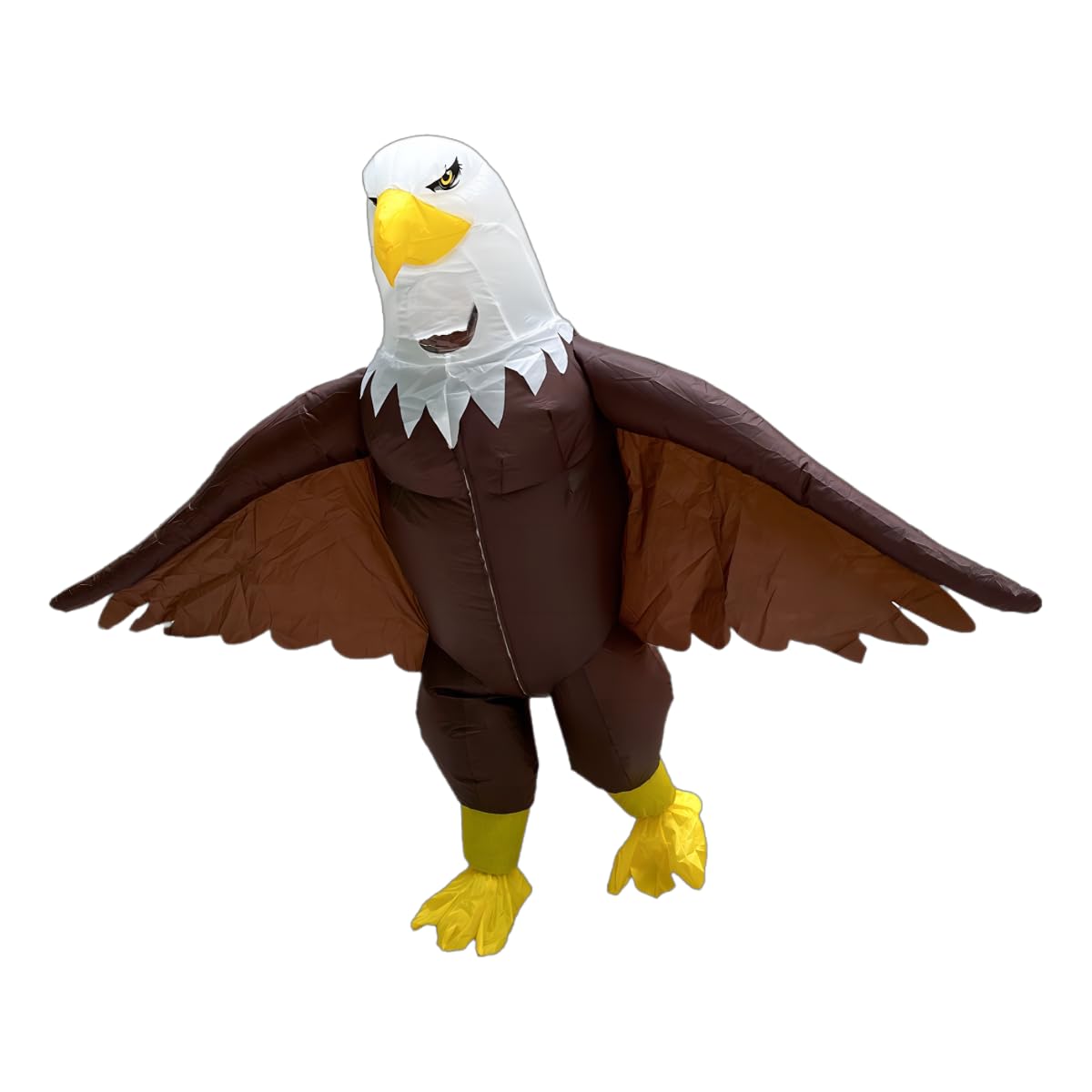 Mascot Inflatable Eagle Costume For Adult, Inflatable Costume Halloween Happy Independence Day Celebration (Brown)