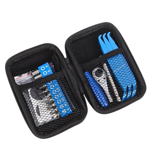 Conjunto de trinquete, conjunto de herramientas de trinquete, Kit de mantenimiento multifuncional, Lugar de trinquete profesional destornillador establecido para reparación automotriz y uso en el hoga