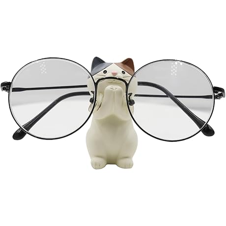 Cute Eyeglass Holder Owl Carving