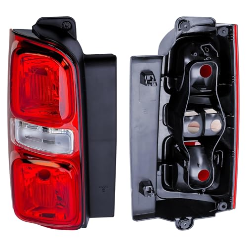 KINGVANS Feu arrière gauche côté conducteur pour Citroën Jumpy Peugeot Expert Opel Vivaro Toyota ProAce 2016-2024 et Fiat Scudo 2022-2024