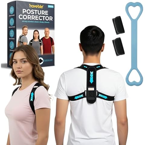 Haveble Posture Corrector + 8 Figure Resistance Band Cover