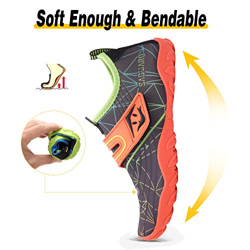SAGUARO Kids Boys Girls Water Shoes Non-Slip Quick-Dry Barefoot Aqua Shoe Outdoor Sport Beach Swimming Surfing Diving3
