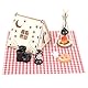 Weihnachtswichtel Set Wichtel Zubehör Weihnachten Miniatur Zelt Miniatur Stiefel Miniatur Wichtelhaus Zubehör DIY Wichteltür Dekoration