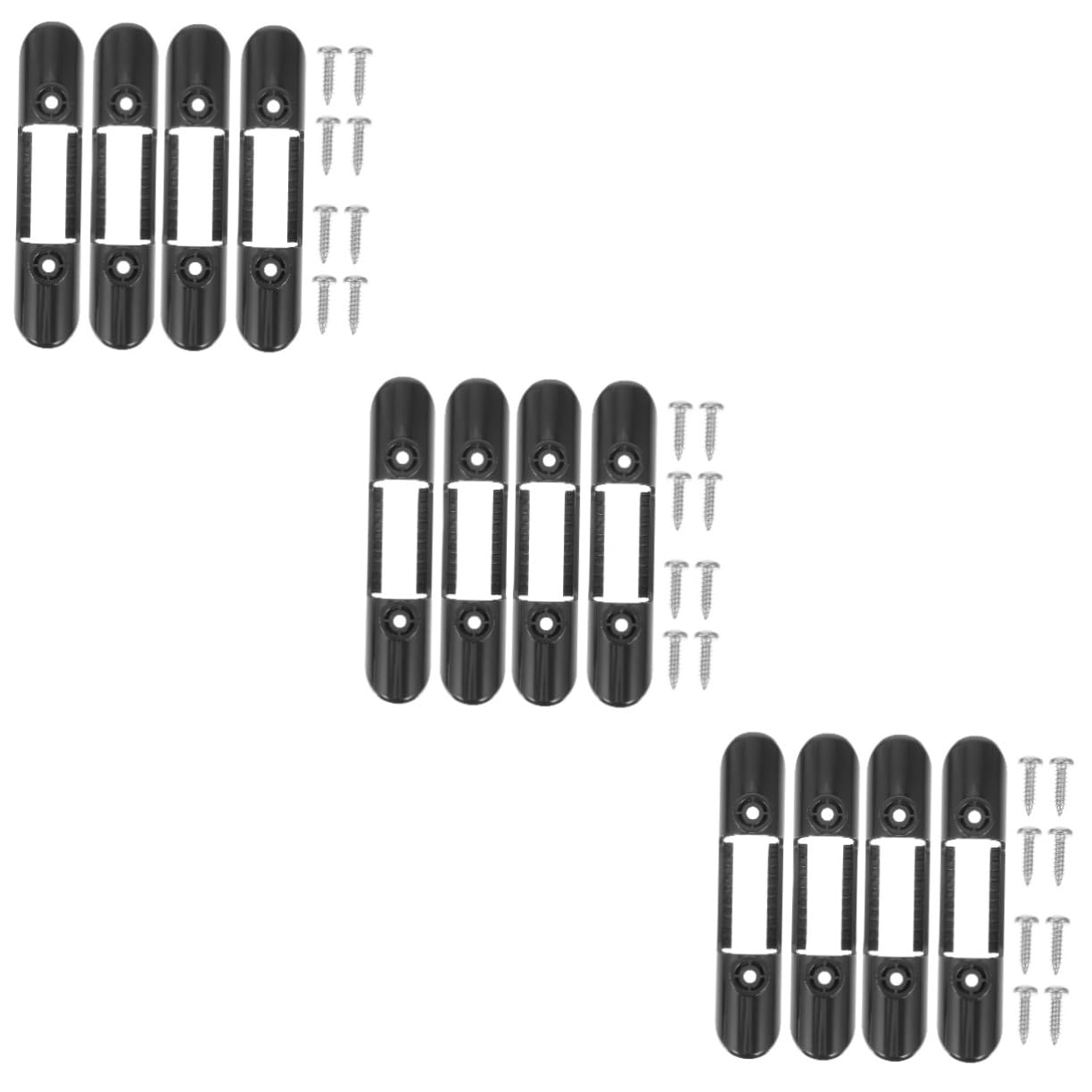 Happyyami Paddelschnalle Kajak Stecker Stange Kajak Paddelhalter Clip Bausatz handhaben Haken Kanu Paddelhalter Paddelklemme Fester Paddelhalter Stabiler Paddelclip Plastik Black