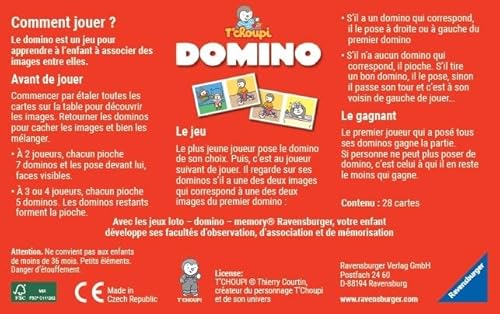 T'Choupi : Domino Ravensburger Jeux France - vue 6
