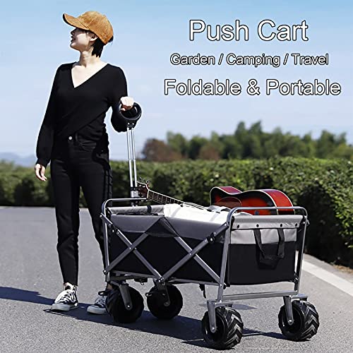 Garden Trolley Buiten Tuinwagen, Opvouwbare Draagbare Opbergtrolley Voor Kamperen/strand/reizen, 120 Kg Draagvermogen… - Image 3