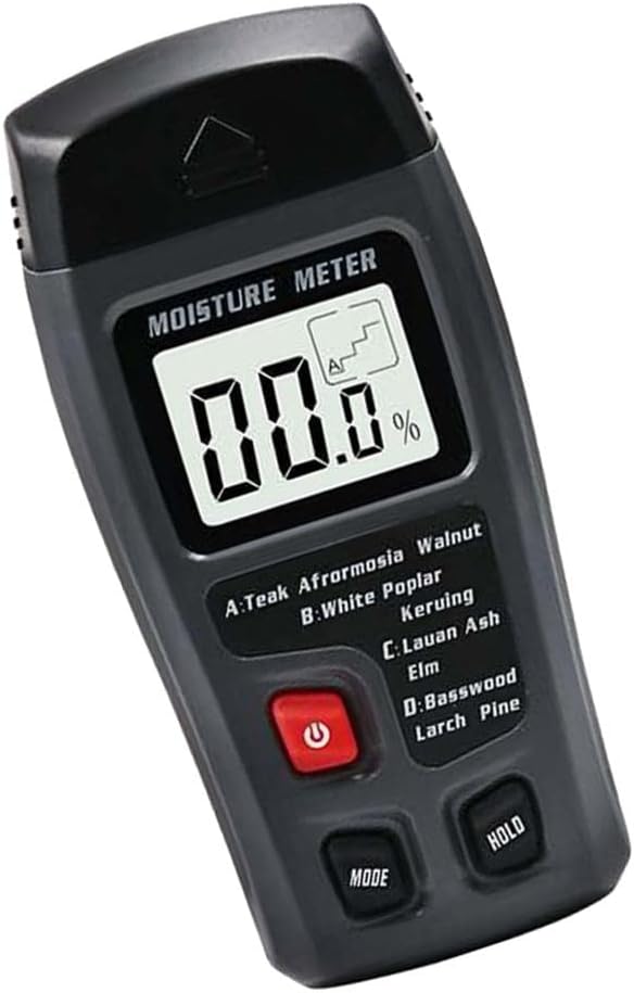 Fenteer Professional Damp Meter, Wood Moisture Meter Moisture Detector