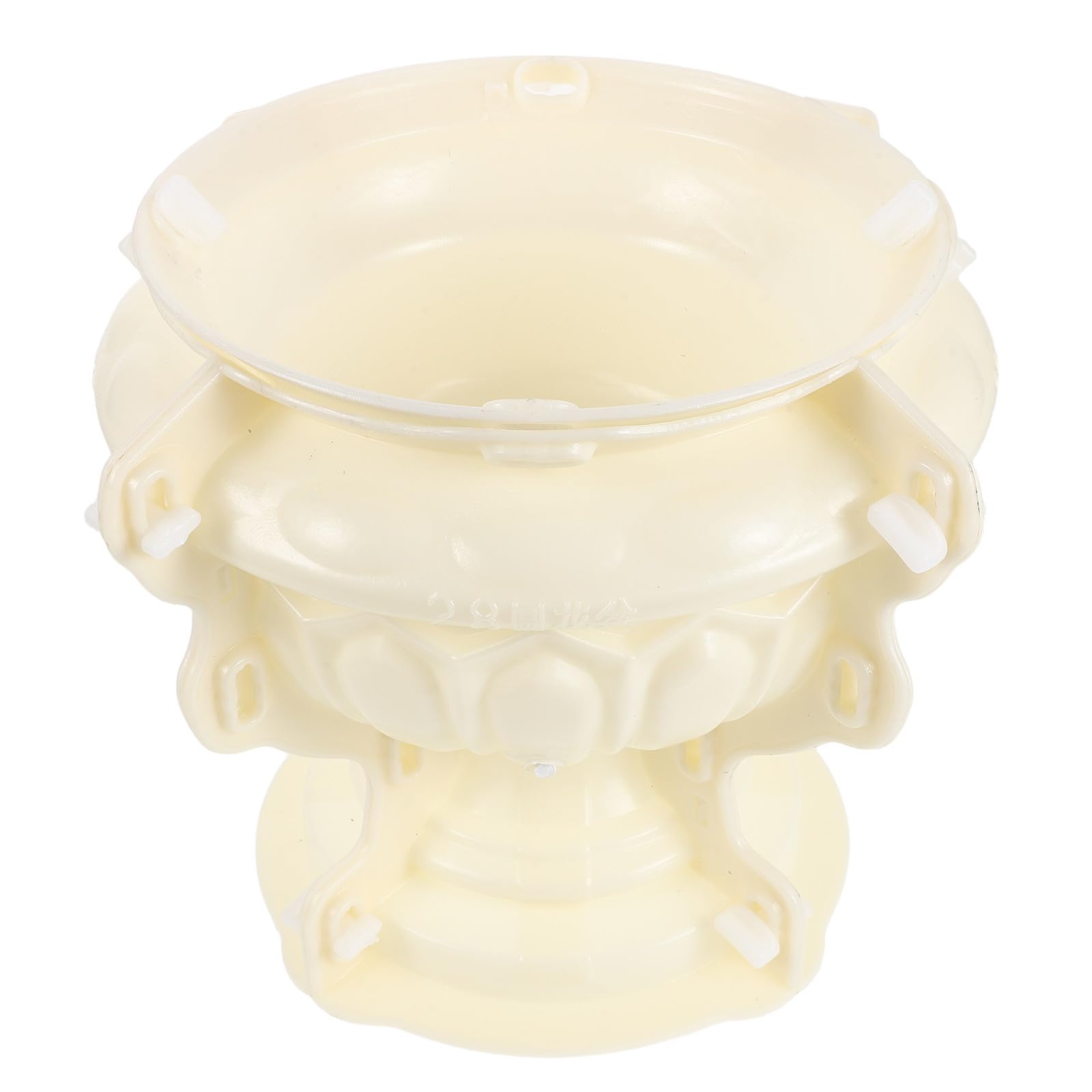 Molde para Macetas de Cemento Rectangular de Plástico Resistente, Fácil Desmoldeo, Adecuado para Suculentas y Decoración de Hogar o Arquitectura Pública, Tamaño 33x27x24 Cm