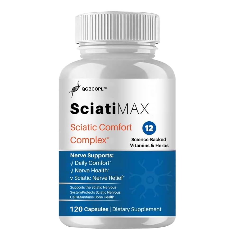 Sciatica Nerve Pain Relie - Botanical Extracts, Carefully Selected Ingredients, 120 Capsulesf, Premium Quality for Daily Use (1)