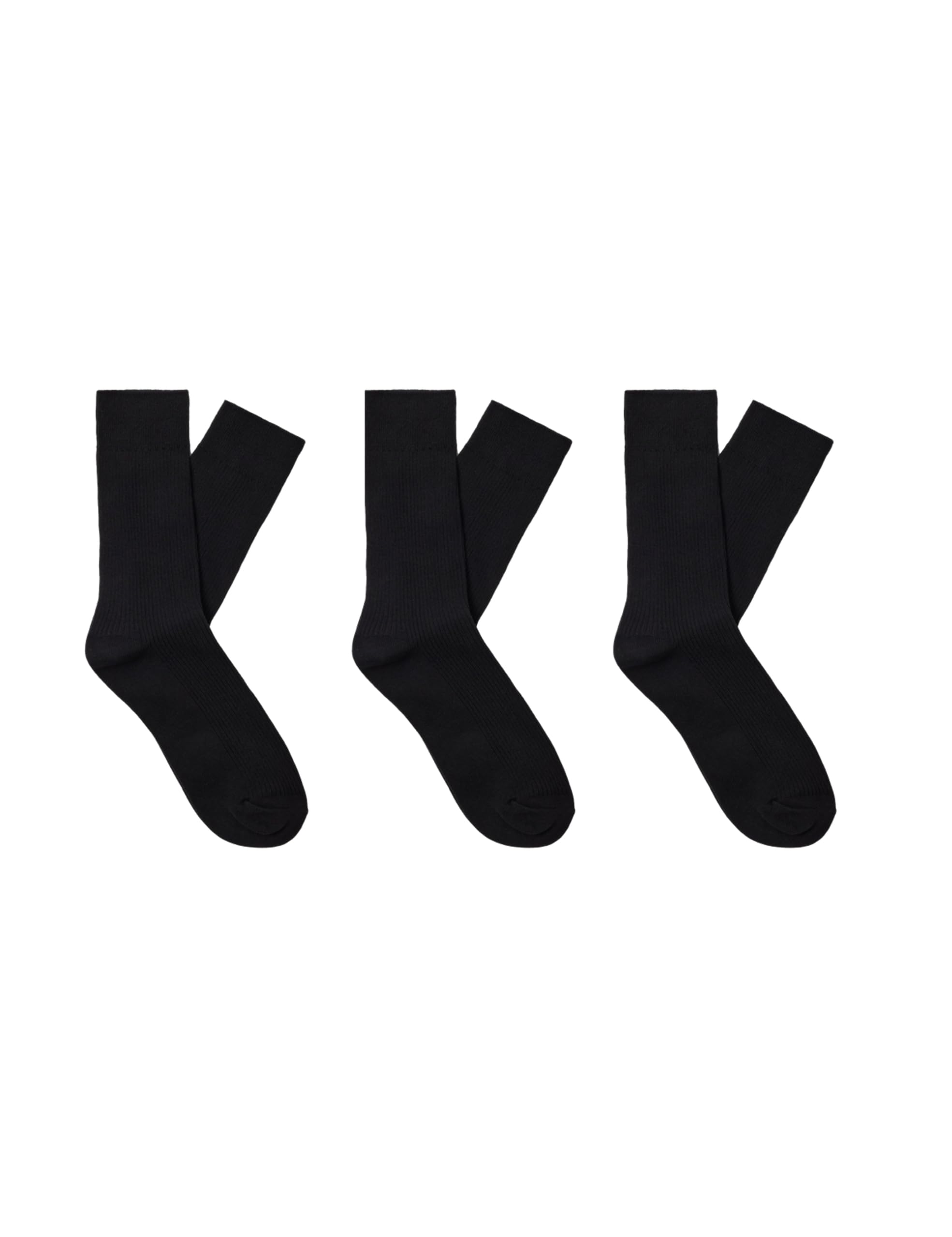 SELECTED FEMME Slhriver 3-Pack Sock, black, One Size