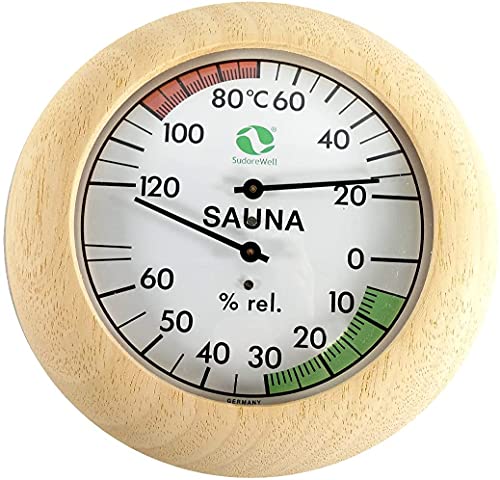 Sauna Klimamesser mit Thermometer