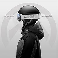 Vista 4 de OutdoorMaster Gafas de esquí PRO – sin marco, lente intercambiable, 100% protección UV400, gafas de nieve para hombres y mujeres