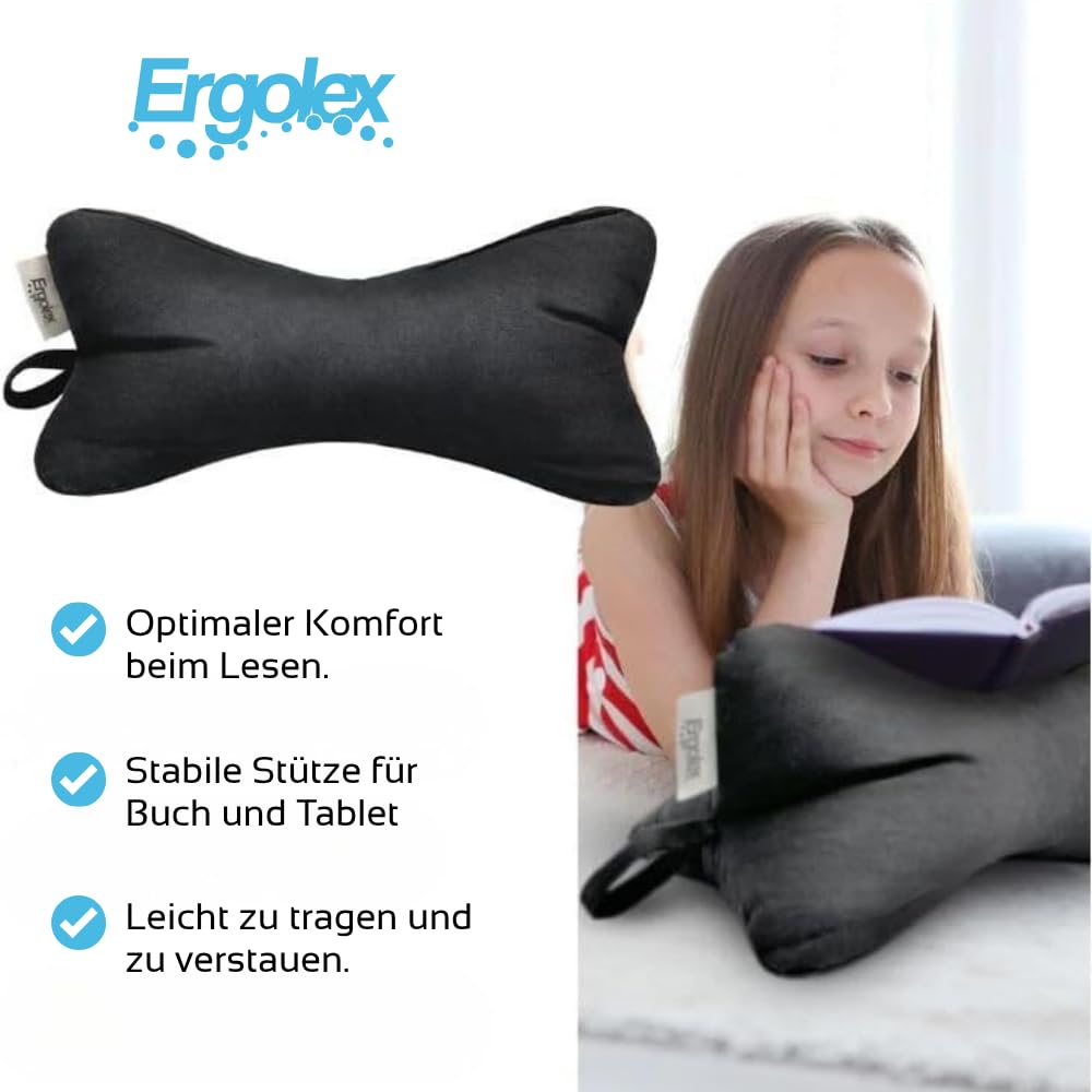 Book Body – Cojín de lectura ergonómico para libros y tabletas – Almohada cervical ideal para cama y sofá