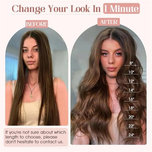 Extensiones de cabello liso con clip para lucir una melena espectacular en tus eventos 6