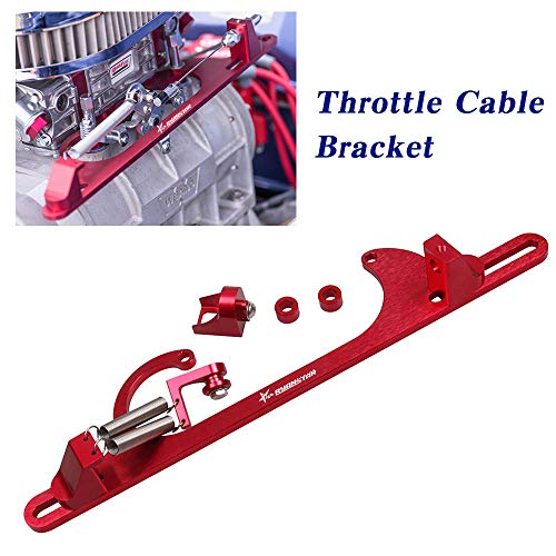 Ryanstar Throttle Cable Bracket 4150 4160 Series throttle brackets Billet Adjustable Aluminum Black