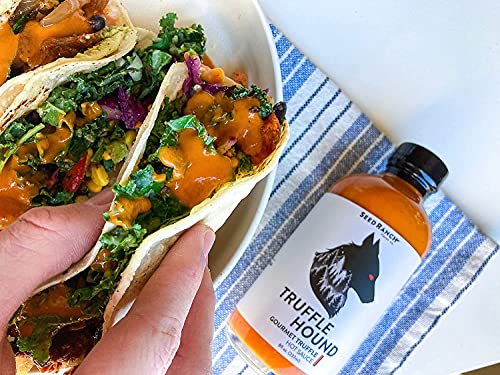 Seed Ranch - Truffle Hound (Medium Heat) - Gourmet Truffle Hot Sauce - Black Truffles, Ghost Pepper, Chili De Arbol - Plant Based Hot Sauce, Paleo & Keto Friendly, Gluten Free, Low Carb #TOP3