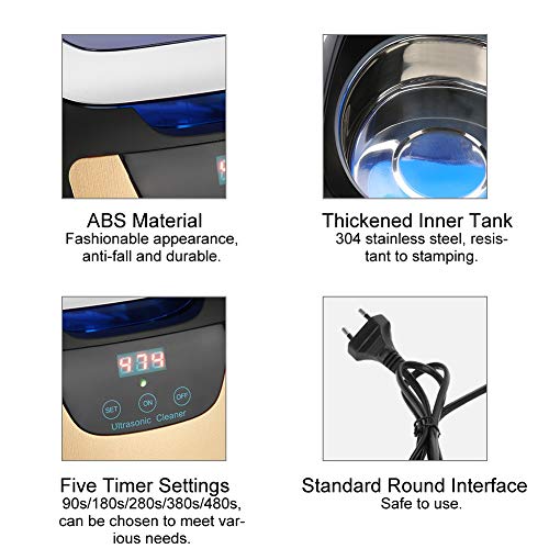 Ultraschallreinigungsgerät ,professioneller 750 ml Ultraschallreiniger, 42.000 Hz Waschmaschine für Brillen, Schmuck… – Bild 5