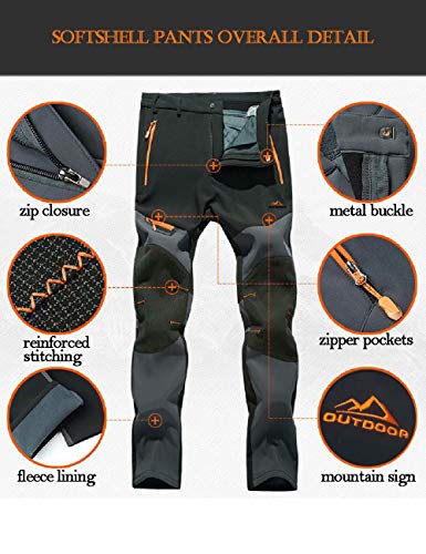image for MAGCOMSEN Work Pants Snowboard Pants Men Winter Pants for Men Climbing
