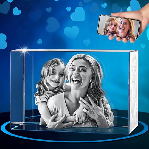 ArtPix 3D Crystal Photo, Valentines Day Personalized Gifts for Women, Wife, Men, Her, Him,...