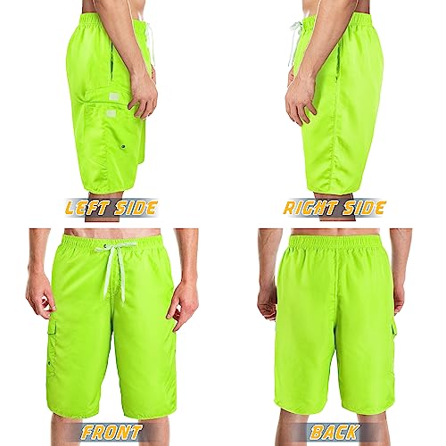 Image of Mens Swimming Trunks Swim Trunks Quick Dry Swim Shorts with Mesh Lining Funny Swimwear Bathing Suits