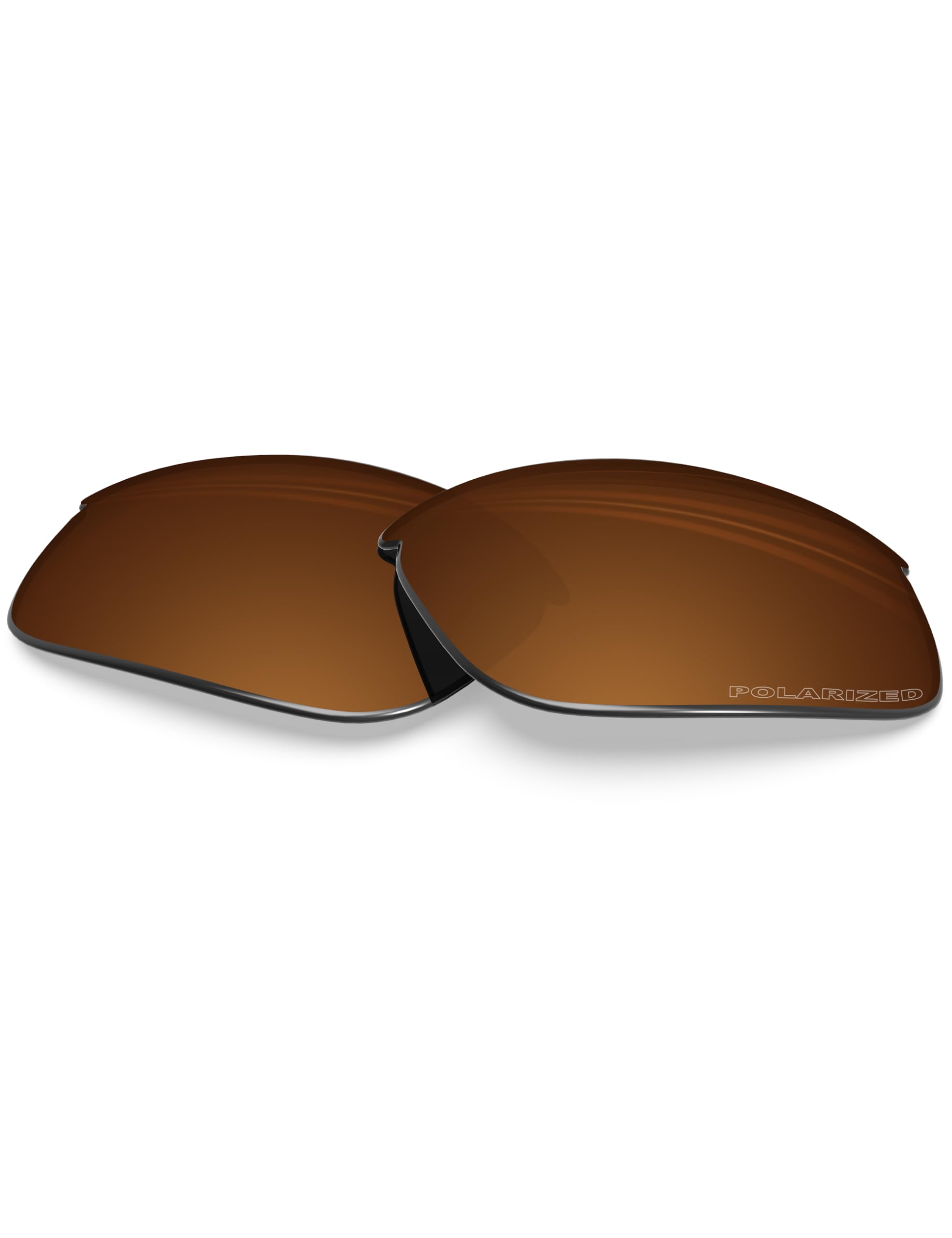 BlazerBuck Anti-salt Polarized Replacement Lenses for Oakley Bottle Rocket OO9164 - Amber