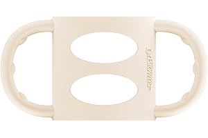 Dr. Brown's Bottle Holder for Baby: Milestones 100% Silicone Baby Bottle Handles