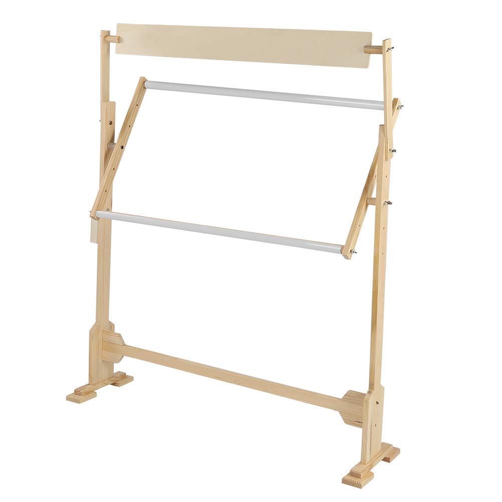 Wakects Marco de punto de cruz, rotación de 360 grados, soporte ajustable para bordado con cinco agujeros de ajuste, herramienta de costura y manualidades