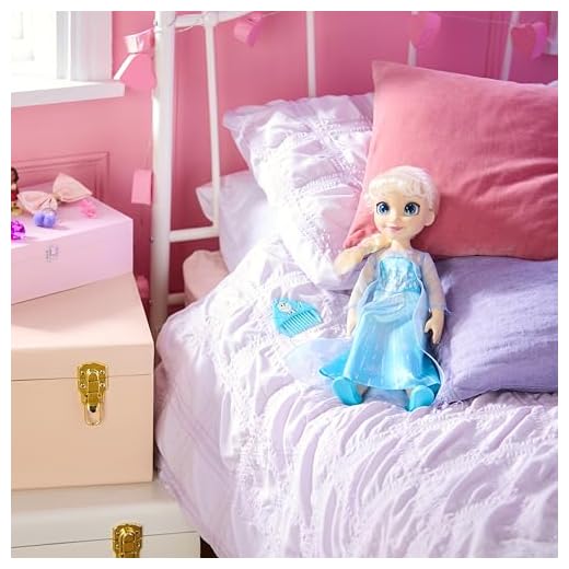 Disney Official Elsa Doll with Hair Brush