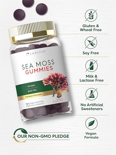 Carlyle Sea Moss Gummies (70 ct, Strawberry Blueberry) — view 5