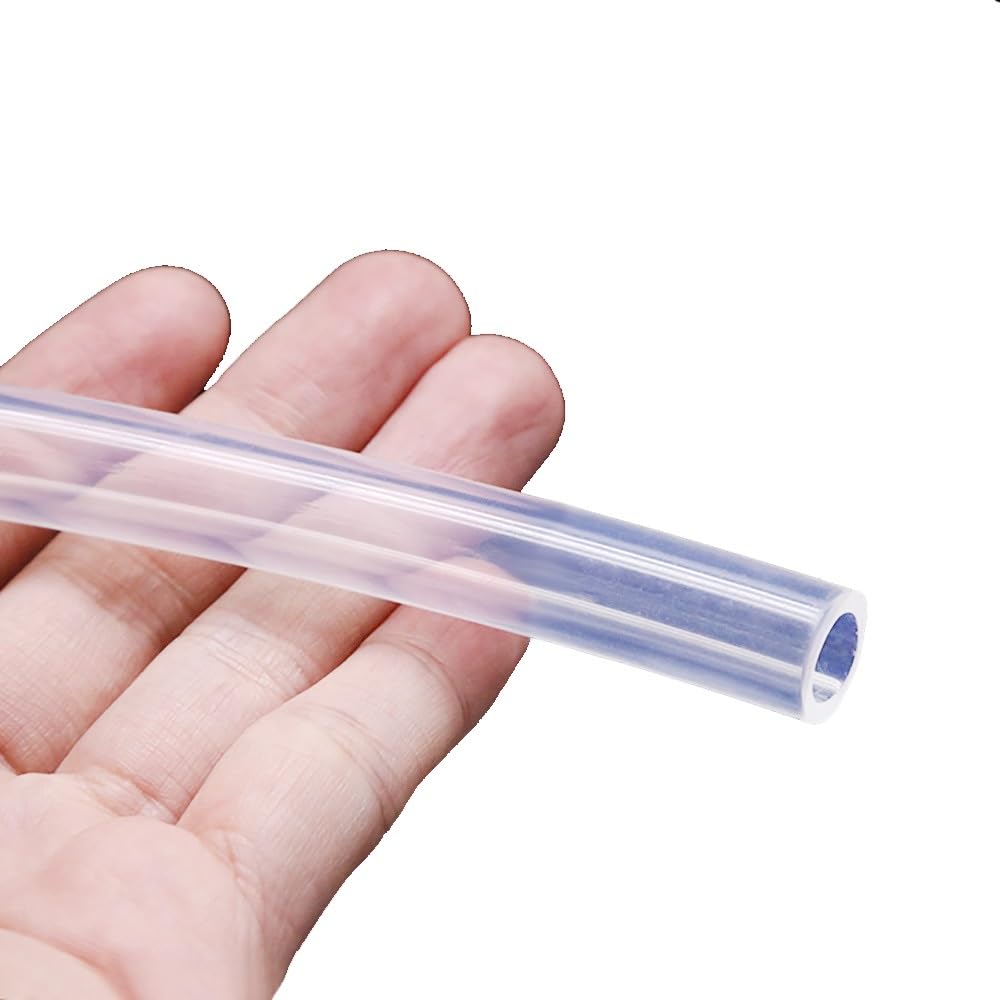 drain hose Food Safe Silicone Tubing Hose Pipe Clear Transparent Aquarium Pump Soft Tube Flexible for Drink Water 0.5mm-25mm ID water pump (Size : 2meter, Color : ID 0.5mm x OD 1mm)