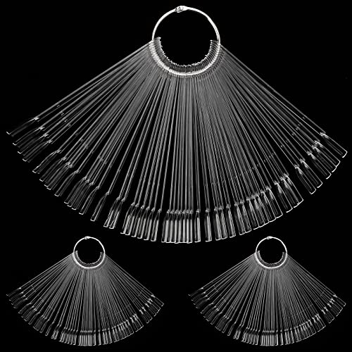 NGOSUET Lot de 400 nuancier ongle boîtes de présentation, pour vernis à ongles, boîtes de couleur transparentes, pour salon de manucure, manucure, nail art