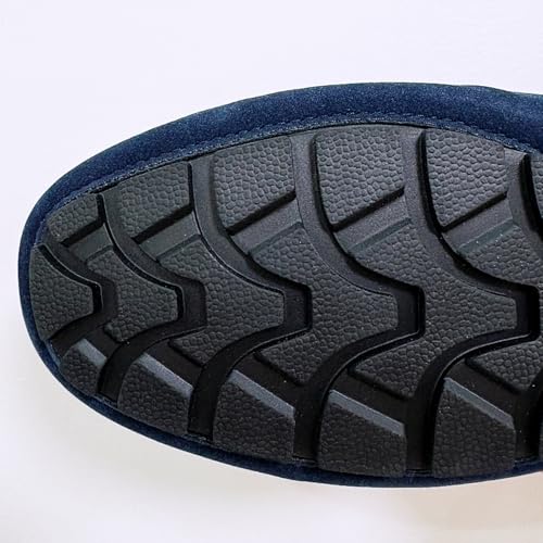 Men's Suede Leather Driving Moccasins Slip-on Penny Loafers with Tassel Casual Comfort Dress Walking Boat Shoes4