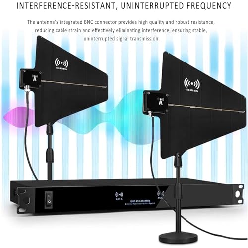 System dystrybucji zasilania anteny UHF ze wzmacniaczem sygnału mikrofonowego, 2 wiosłami antenowymi, 8/16 portów wejścia/wyjścia do występów scenicznych i pokazów na żywo
