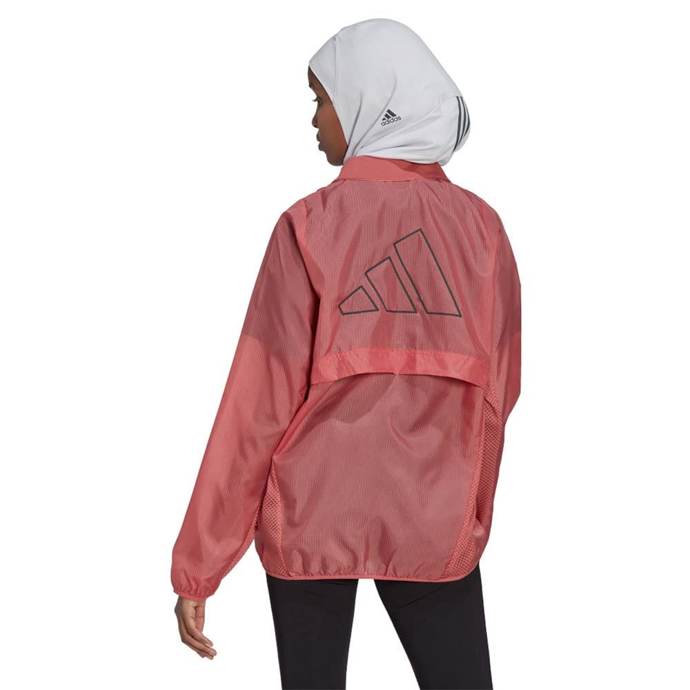 adidas Mujeres Ri 3 Bar Windbreak Jacket Laufbekleidung Chaqueta para Correr Black - Negro