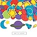 Fun Express Fabulous Foam Adhesive Space Shapes - VBS Vacation Bible School Supplies/Decor - Crafts for Kids and Fun Home Activities