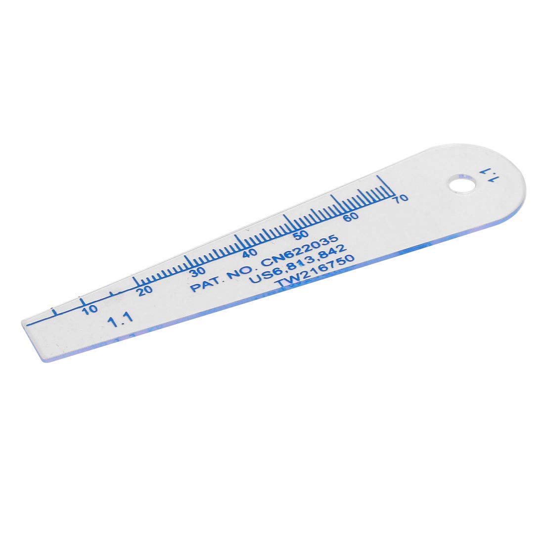 Aexit 1.1mm Thickness Measuring tools Plastic Feeler Gauge Plug Filler Gap Measuring Tool Model:89as324qo97